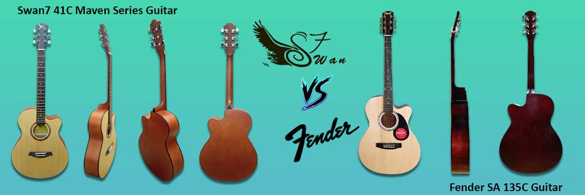 Fender SA 135C Vs Swan7 41C Maven Acoustic Guitar