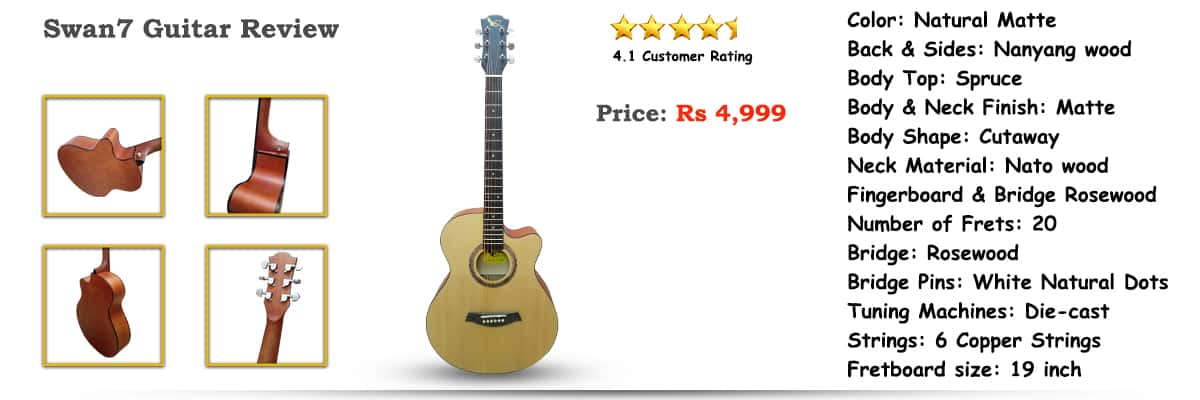 Swan7 Guitar Review: Best Selling Guitar in India