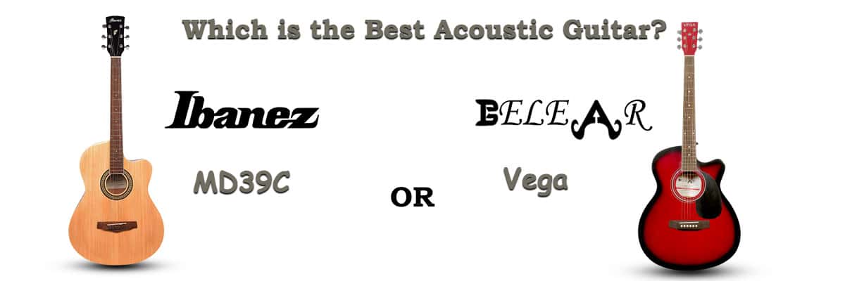 Ibanez MD39C Vs Belear Vega Series Cutaway Acoustic Guitars