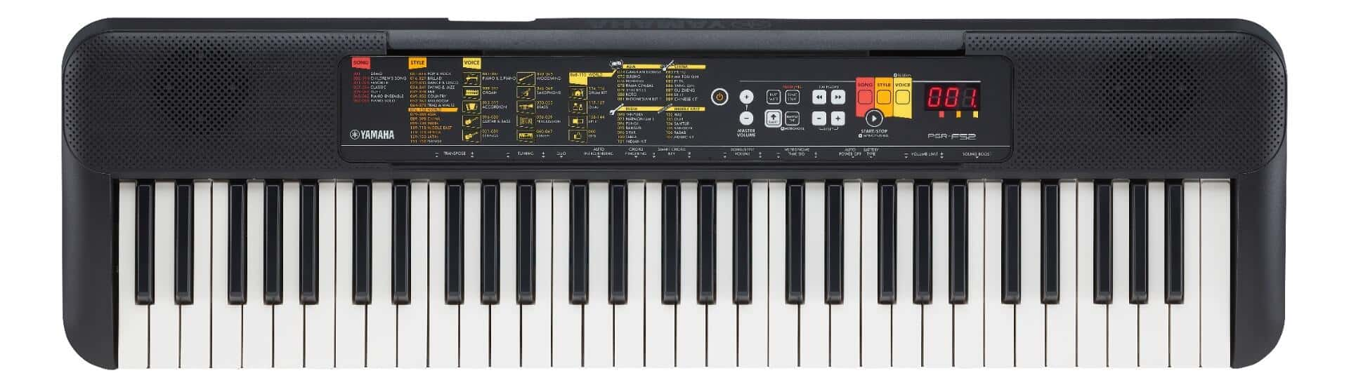 Yamaha PSR F52 Portable Keyboard with 61 Keys