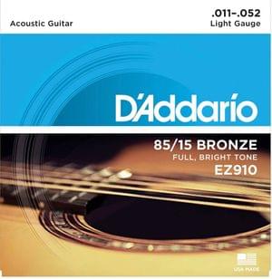 DAddario EZ910 85 15 Bronze Acoustic Guitar Strings