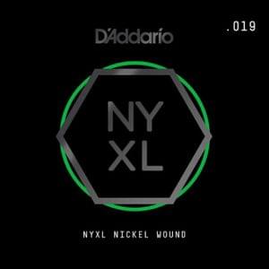 DAddario NYNW019 NYXL Nickel Wound Electric Guitar Single String
