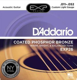 D Addario EXP26 Coated Phosphor Bronze Acoustic Guitar Strings