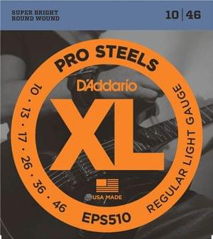D Addario EPS510 ProSteels Light Electric Guitar Strings