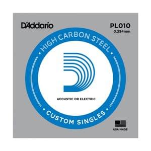 D Addario PL010 Plain Steel Guitar Single String