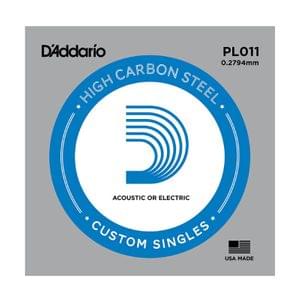 D Addario PL011 Plain Steel Guitar Single String