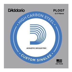 DAddario PL007 Plain Steel String