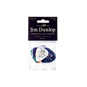 Dunlop PVP106 Medium Celluloid Guitar Picks 12 Variety Pack