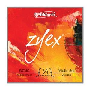 Daddario Zyex DZ310 Violin Strings 3 4 medium
