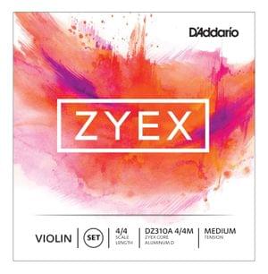 Daddario Zyex Violin DZ310A 4 4 Medium Tension String 