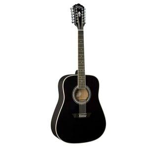 Washburn WD5S12B Black Knight Series Acoustic Guitar