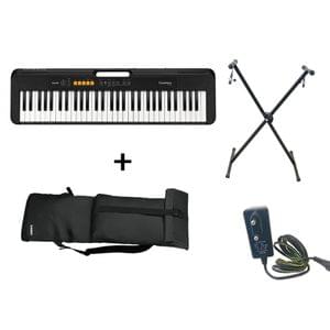 Casio CT S100 Keyboard Combo Package with Carrying Bag Stand and Adaptor