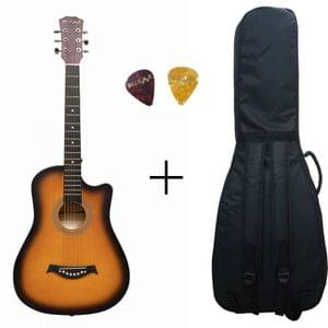 Belear I-280-CTBS Couturier 38 Inch Tobacco Brown Sunburst Cutaway Acoustic Guitar With Bag and Picks