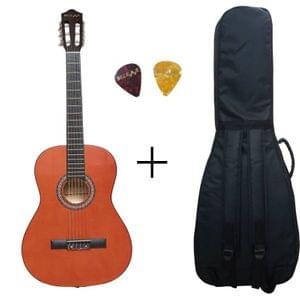 Belear M-40 39 Inch Orange Classical Guitar With Bag and Picks