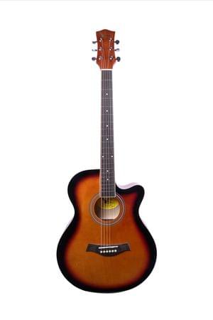 Swan7 40C Maven Series Spruce Wood Sunburst Glossy Acoustic Guitar