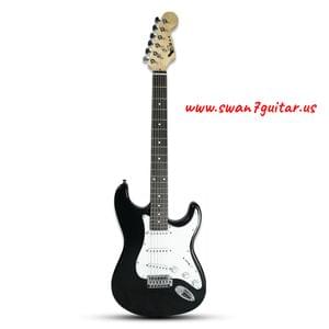 Swan7 ST-01 Maven Series Black Electric Guitar