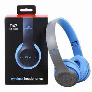 Belear Studio On-Ear Wireless Bluetooth Blue Headphones - Main Image